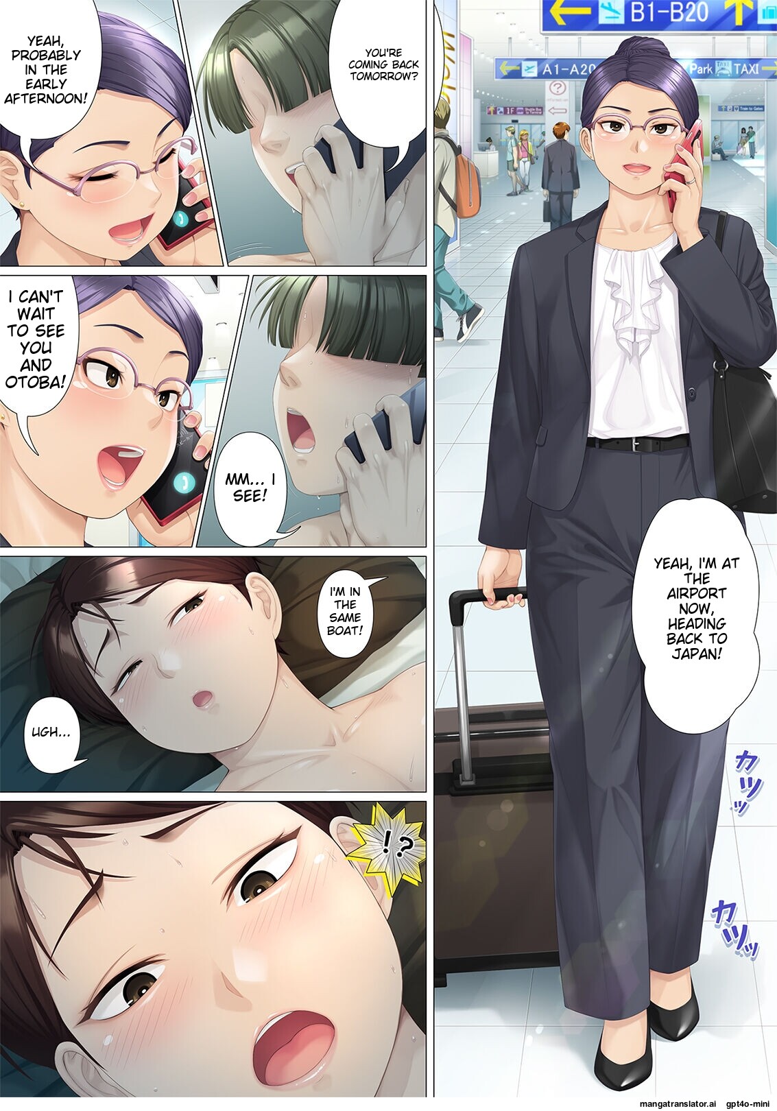 Hentai Manga Comic-Eight Days With My Wife's Mother-Read-27
